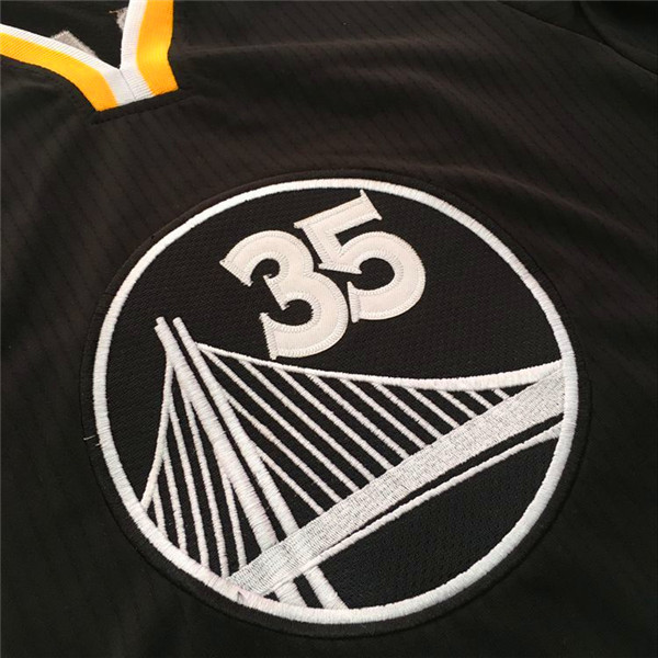 Maillot Authentique Manche Courte Warriors Duarant 35 Noir